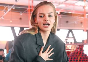 Pisarek w panterce. Nie każda by się odważyła