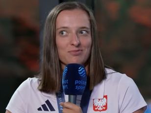 Zacytował Świątek jej słowa sprzed lat. Mina mówi wszystko