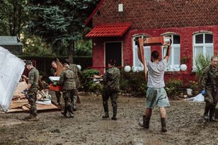 Schronisko zostało zalane.