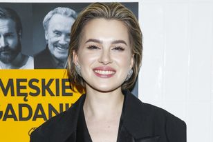 Marynarka zamiast sukienki. Tak ubrała się na premierę