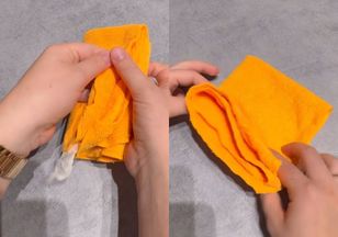 Genialny patent. Złóż tak ścierkę i wysprzątaj nią cały dom