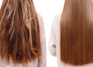 Ten morelowy szampon oblewa suche pasma nawilżeniem. Szybko ujarzmia puch