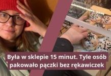 Była w sklepie 15 min. Nagrała, co ludzie wyprawiają przy pączkach