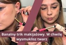 Banalny trik makijażowy. Twarz od razu będzie smuklejsza