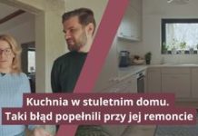 Kuchnia w stuletnim domu. Taki błąd popełnili przy jej remoncie