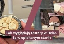 Tak wyglądają testery w Hebe. Są w opłakanym stanie
